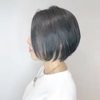 ショート カラー HOLON池袋所属・ウルフカット ハッシュカット/七海のヘアスタイル