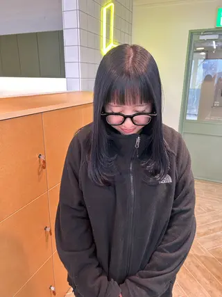 ロング カラー ベージュ/ダブルカラ ー/新潟駅/青柳萌果のヘアスタイル