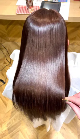 ロング カラー ヘアアレンジ メーカー認定美容師 /本物の髪質改善のヘアスタイル