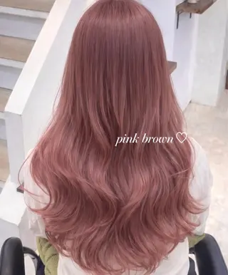 ロング 透明感/ピンクカラー / mai🐇♡のヘアスタイル