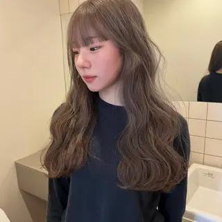 ロング 舟橋耀/ブリーチカラ ー/レイヤーカットのヘアスタイル