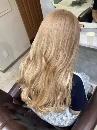 ロング 🐶カラー特化🌈 池袋/ハイトーン/陸のヘアスタイル