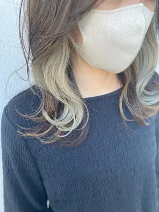 セミロング Lumo所属・Lumo Yu-kiのヘアスタイル