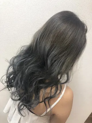 ロング カラー PALETTE(パレット)所属・SHIORI💜口コ ミNo.1艶カラーのヘアスタイル