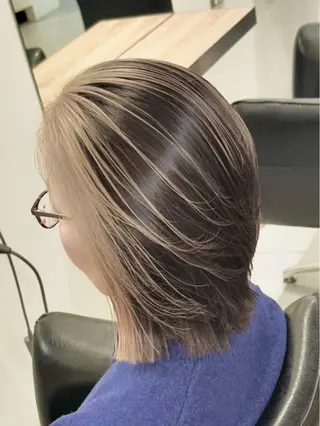 ミディアム Helm所属・久次米 智人のヘアスタイル