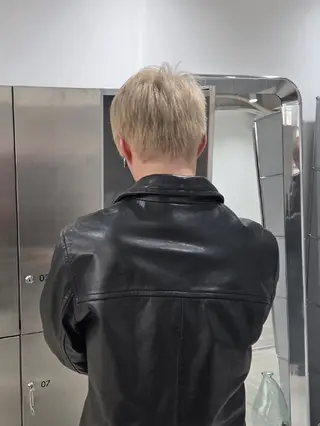 ショート カラー ill 天神大名所属・YOKUTO 透明感カラー/ボブのヘアスタイル