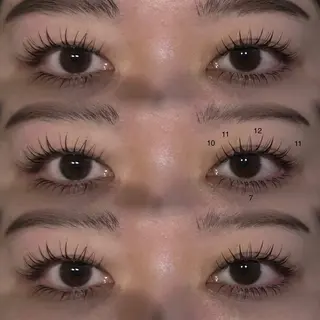 マツエク・マツパ coast meiのマツエク・マツパデザイン