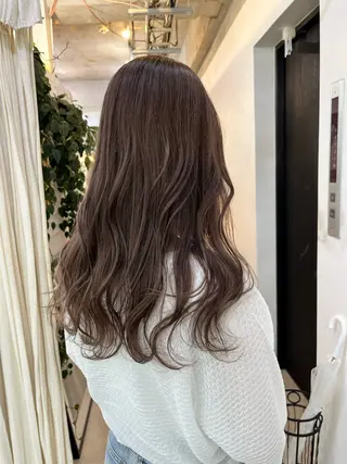 ミディアム カラー 柔らかいヘアカラー 大成のヘアスタイル