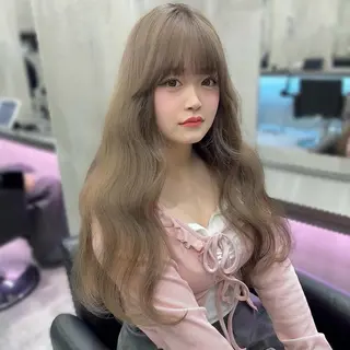 ロング カラー ヘアアレンジ the path sora♡のヘアスタイル