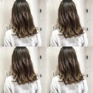 カラー ショート/ボブ/ 白髪ぼかし/しんやのヘアスタイル