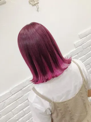 ショート カラー ヘアアレンジ メンズ キッズ 💟Chloe原宿店 🩶ハイトーンのヘアスタイル