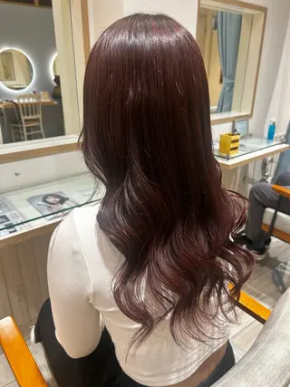 ロング カラー 大川 夏実のヘアスタイル