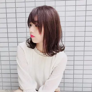 ミディアム カラー パーマ 🐮牛島 一貴🐮のヘアスタイル