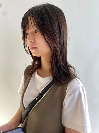 セミロング カラー nambu-GARDEN所属・上田 昂雅のヘアスタイル