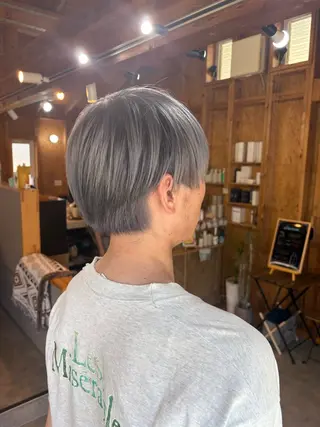 カラー まろみ暖色×ボブ ×chia🕯のヘアスタイル