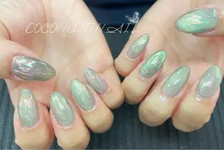 ネイル 神田 ココナッツのネイルデザイン