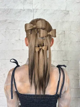 ロング セット/着付け/上野 /カラー/🦋シオリのヘアスタイル