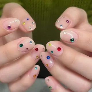 ネイル 【Zina京都駅前】 きぬがわ らむのネイルデザイン