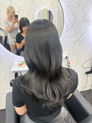 ロング カラー hair salon dot. mooda 韓国風サロン 町田店所属・韓国風ヘア🎀🩶 /♡𝓝𝓸𝓪♡のヘアスタイル