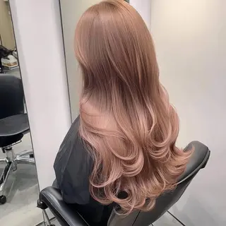 カラー corazon ブリーチのヘアスタイル