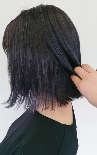 ミディアム カラー ACROあべの店所属・艶カラー/インナー /グラデ/大西小百合のヘアスタイル