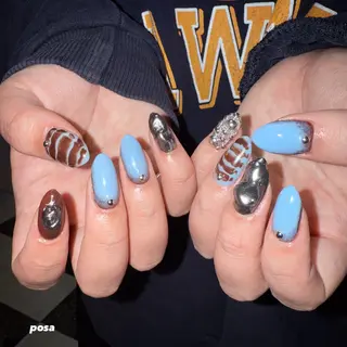 ネイル posa nail モエミのネイルデザイン