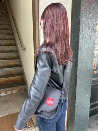 セミロング カラー florent所属・蓬莱 美穂のヘアスタイル