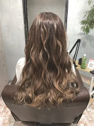 ロング カラー 神野 洸都のヘアスタイル