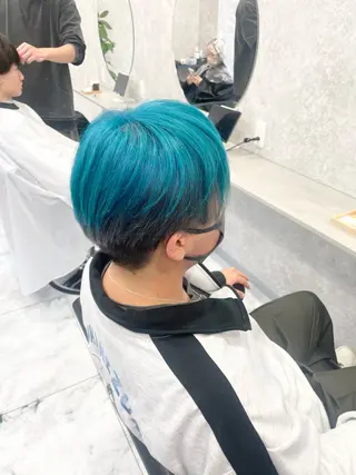 ショート 🦋ハイトーン🦋 石山 希理🦋のヘアスタイル