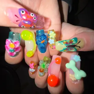 ネイル nano/きもかわ nail🐬🫧のネイルデザイン