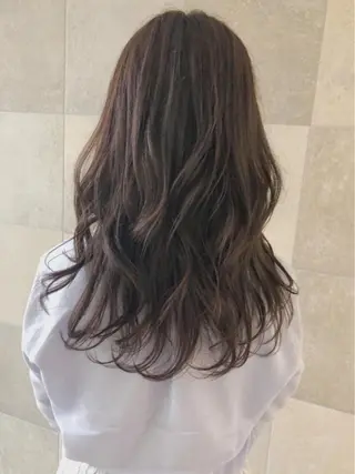 セミロング カラー カット／メンズカット 藤田麻衣のヘアスタイル