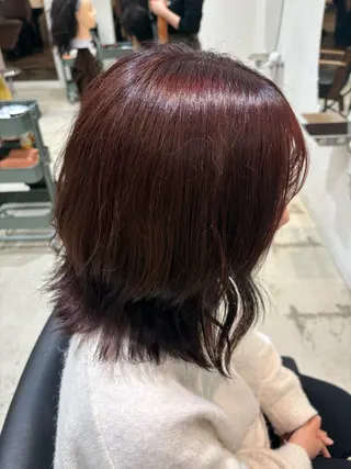 カラー Gigi宇都宮所属・渡辺 樹花のヘアスタイル