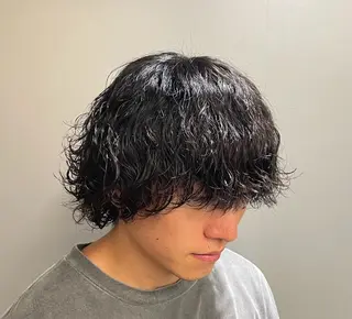 セミロング カラー パーマ ヘアアレンジ メンズ fifth Tokyo所属・fifth 石川 凪のヘアスタイル