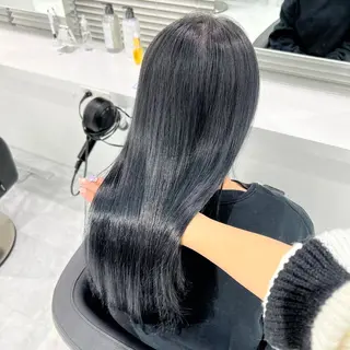 セミロング カラー ヘアアレンジ 🫧原宿艶ワンカラー /ダブルカラー🫧のヘアスタイル