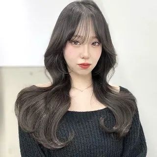 ロング 京都レイヤーカット うえひのヘアスタイル