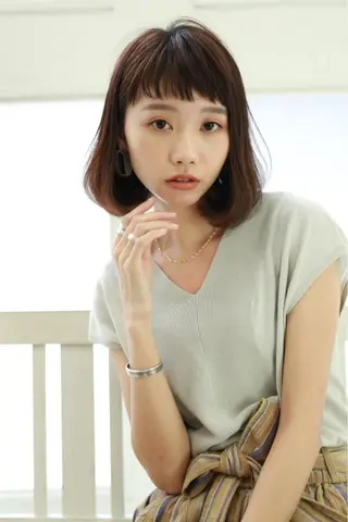 ショート LEVIJU hair所属・韓国ヘア🕊村上 ののこ🕊のヘアスタイル