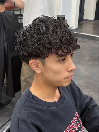 パーマ メンズ 柏メンズカットパーマ NO.1タイチのヘアスタイル