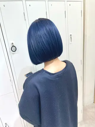 ショート カラー 田中大星 /ボブ 縮毛矯正のヘアスタイル