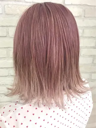 ミディアム カラー HAUS 片山みほのヘアスタイル