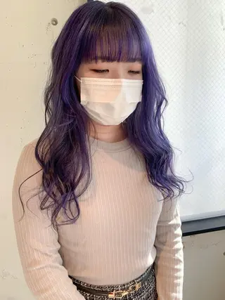 セミロング カラー ヘアアレンジ yuka .のヘアスタイル
