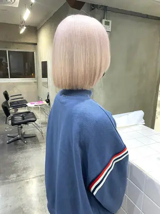 ショート カラー ヘアアレンジ メンズ ササキカズマ〻透明感 〻色落ち〻赤み消しのヘアスタイル