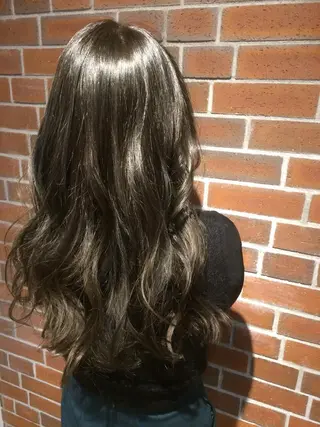 ミディアム セミロング ロング カラー カラー/髪質改善スペ シャリスト宮本　伸一のヘアスタイル