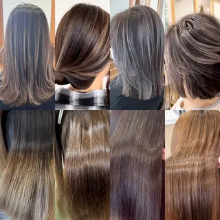 ミディアム KIZU 髪質改善 オカルト怪談のヘアスタイル