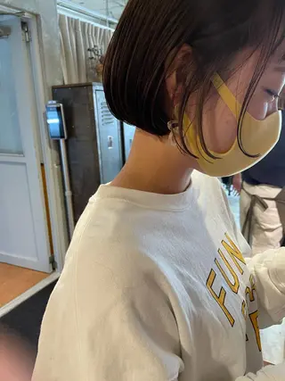 ショート さの あやねのヘアスタイル