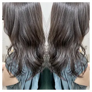 セミロング カラー 村山 茉衣のヘアスタイル