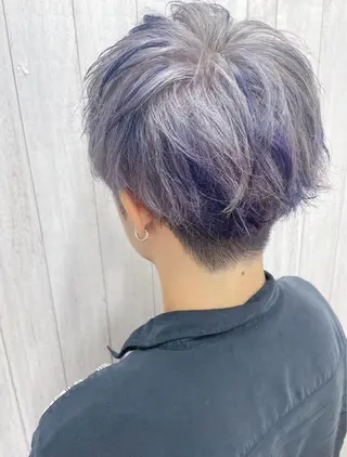 カラー メンズ ケアブリーチ /髪質 改善/古橋圭史郎のヘアスタイル