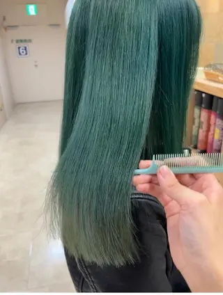 セミロング カラー 暖色専門美容師🎀 お客様満足度◎のヘアスタイル