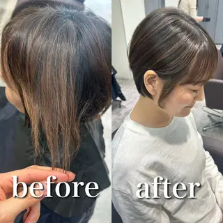 ショート GBG高崎店所属・白髪ぼかし専門/冨澤 優のヘアスタイル
