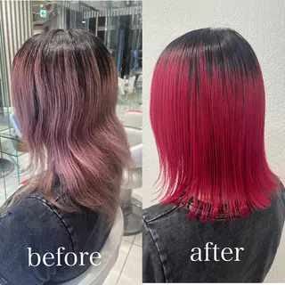 ミディアム 鈴木 芽依のヘアスタイル