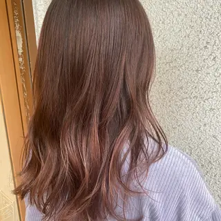 セミロング 猪股 華乃のヘアスタイル